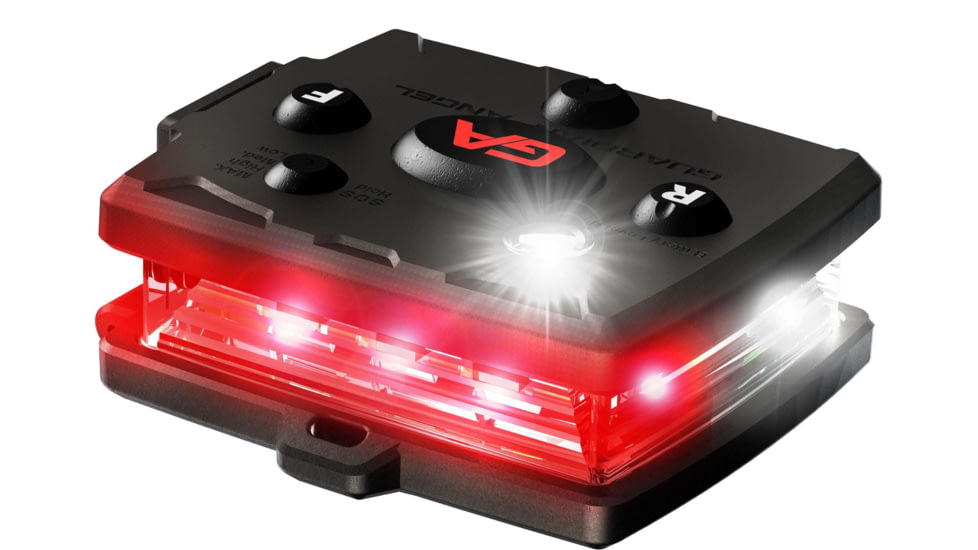 Guardian Angel Micro Series Wearable Safety Light, White/Red, MCR-W/R