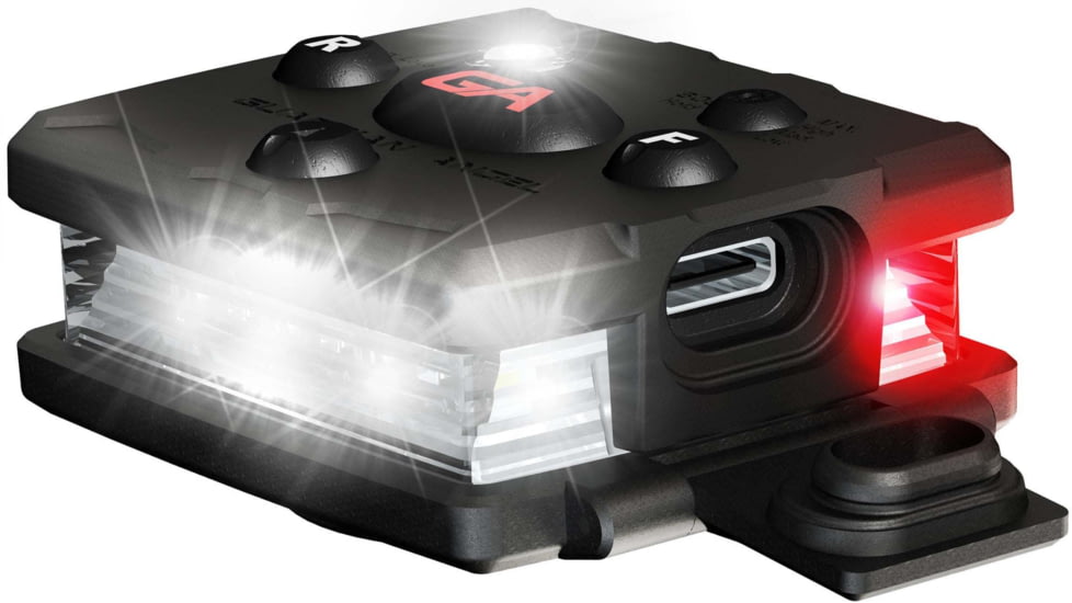 Guardian Angel Micro Series Wearable Safety Light, White/Red, MCR-W/R