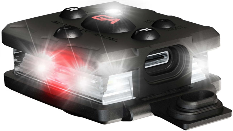 Guardian Angel Micro Series Wearable Safety Light, White/White, MCR-W/W