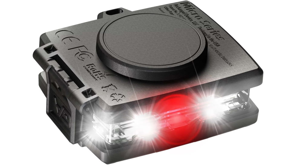 Guardian Angel Micro Series Wearable Safety Light, White/White, MCR-W/W