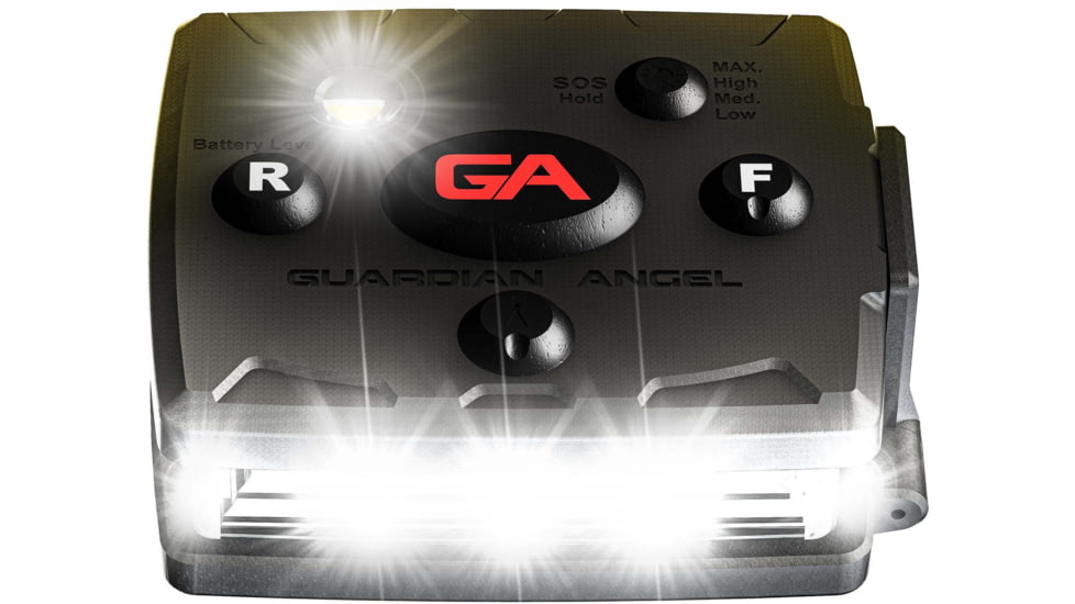 Guardian Angel Micro Series Wearable Safety Light, White/Yellow, MCR-W/Y