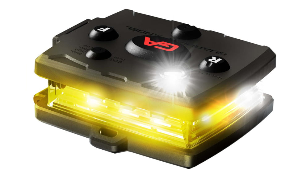 Guardian Angel Micro Series Wearable Safety Light, White/Yellow, MCR-W/Y