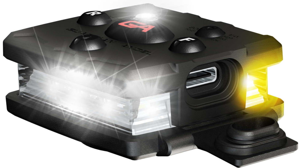 Guardian Angel Micro Series Wearable Safety Light, White/Yellow, MCR-W/Y