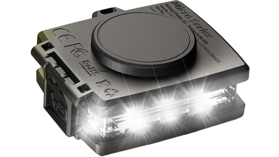 Guardian Angel Micro Series Wearable Safety Light, White/Yellow, MCR-W/Y