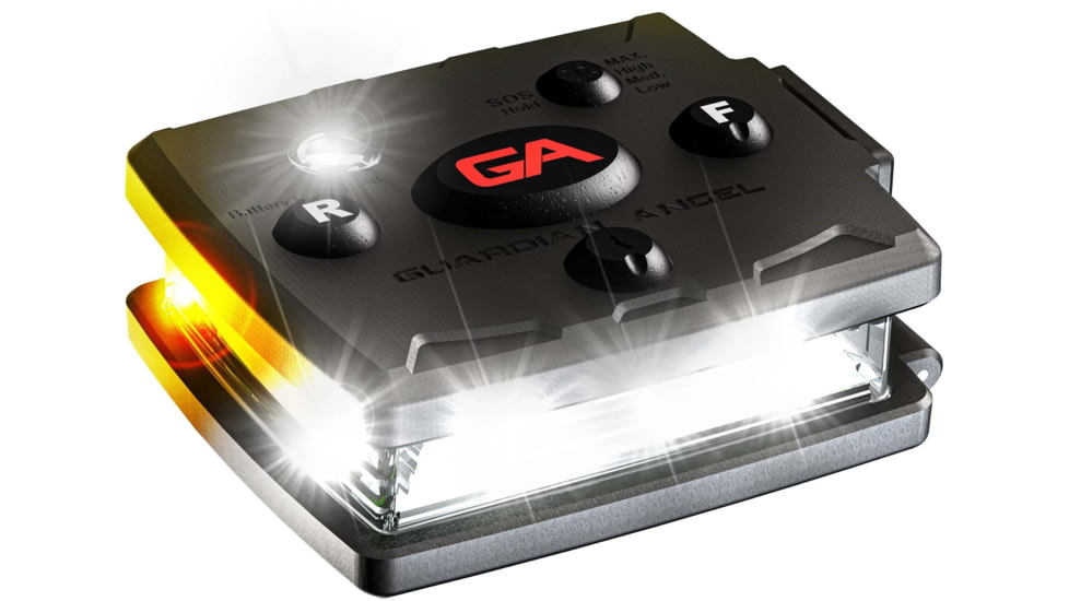 Guardian Angel Micro Series Wearable Safety Light, White/Yellow, MCR-W/Y