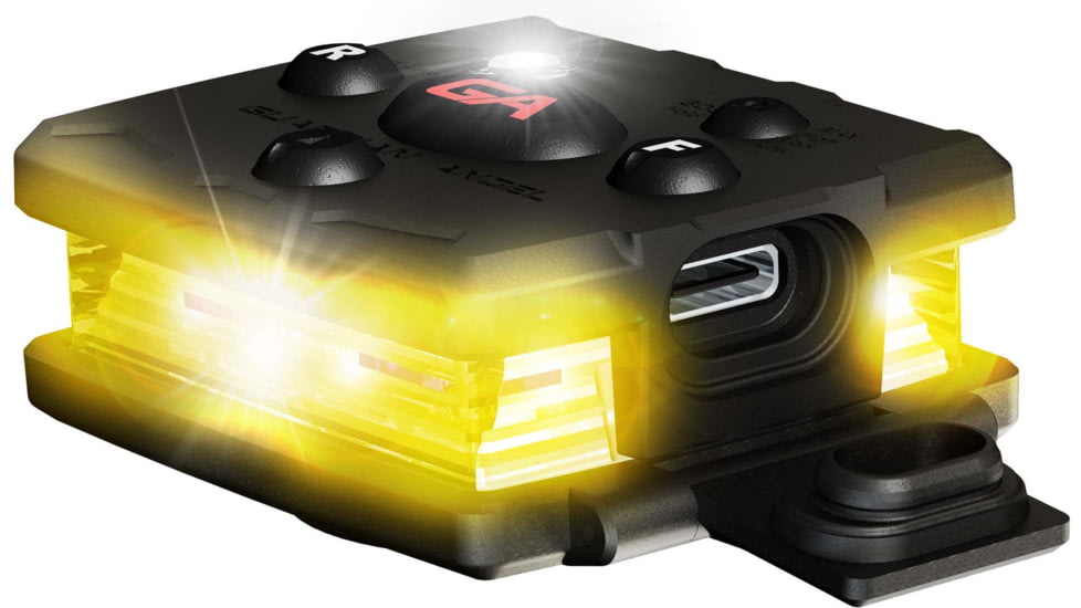 Guardian Angel Micro Series Wearable Safety Light, Yellow/Yellow, MCR-Y/Y