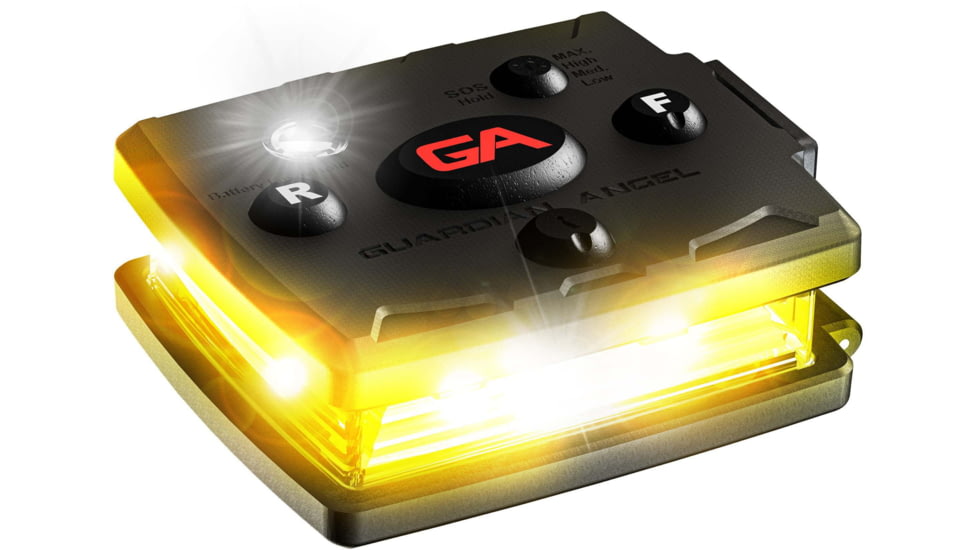 USED Guardian Angel Micro Series Wearable Safety Light, Yellow/Yellow, MCR-Y/Y, EDEMO1