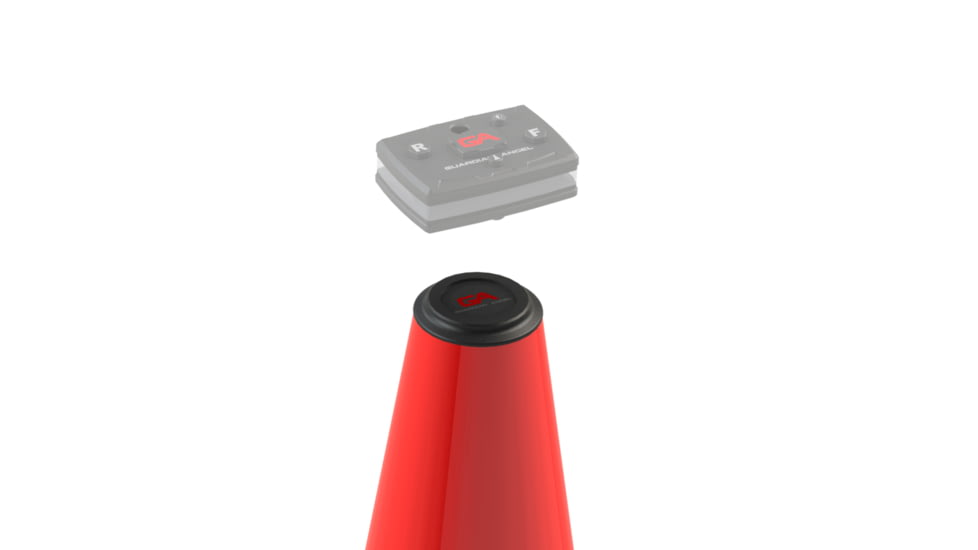 Guardian Angel Safety Cone Mount with Magnetic Mount, Black, GA-ELT-CM