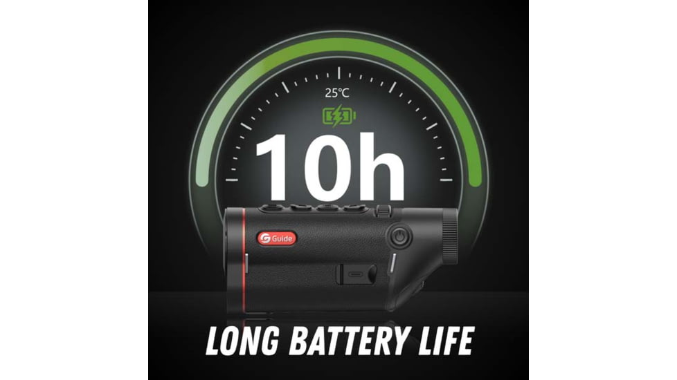 Guide USA TD633 LRF 2x35mm 30mm Tube Thermal Imaging Monoculars, 640x512, Black, TD633L