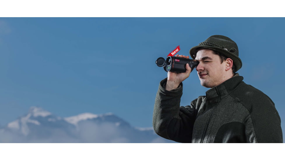 Guide USA TD633 LRF 2x35mm 30mm Tube Thermal Imaging Monoculars, 640x512, Black, TD633L