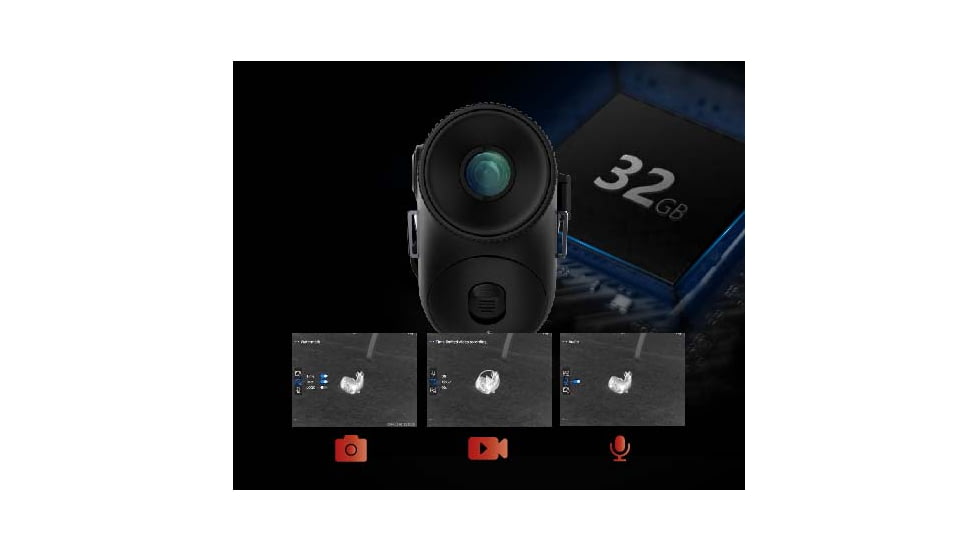 Guide USA TD653 LRF 2.6x50mm 30mm Tube Thermal Imaging Monoculars, 640x512, Black, TD653L