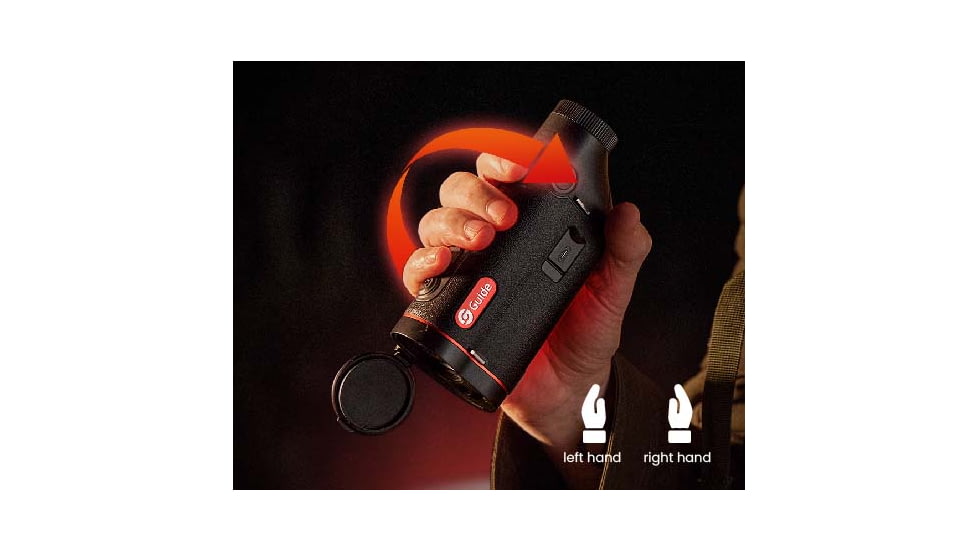 Guide USA TD653 LRF 2.6x50mm 30mm Tube Thermal Imaging Monoculars, 640x512, Black, TD653L