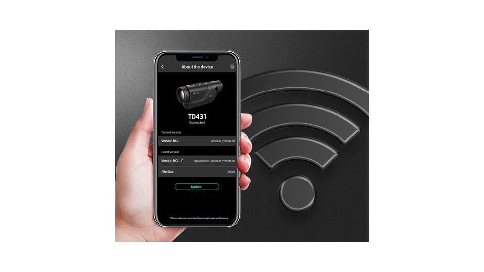 Guide USA TD Gen2 Series TD411 1.4-5.6x19mm Thermal Monocular, 384x288, Black, TD411