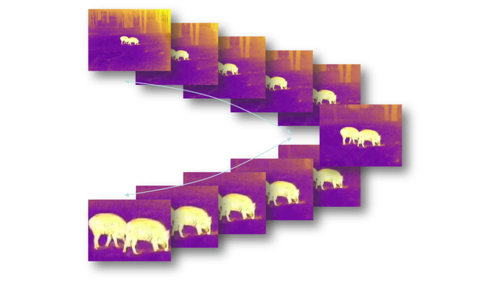 Guide USA TK Gen2 Series TK431 2.3-9.2x35mm Thermal Monocular, 400x300, Black, TK431