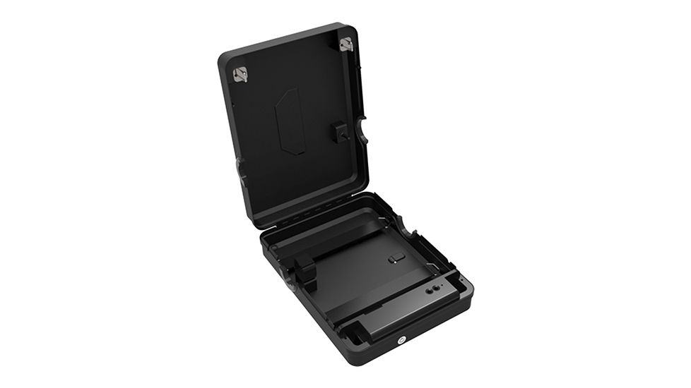 GunVault AR Vault Biometric Gun Safe, Fingerprint Lock, 1x9V Battery, Black, ARB1000