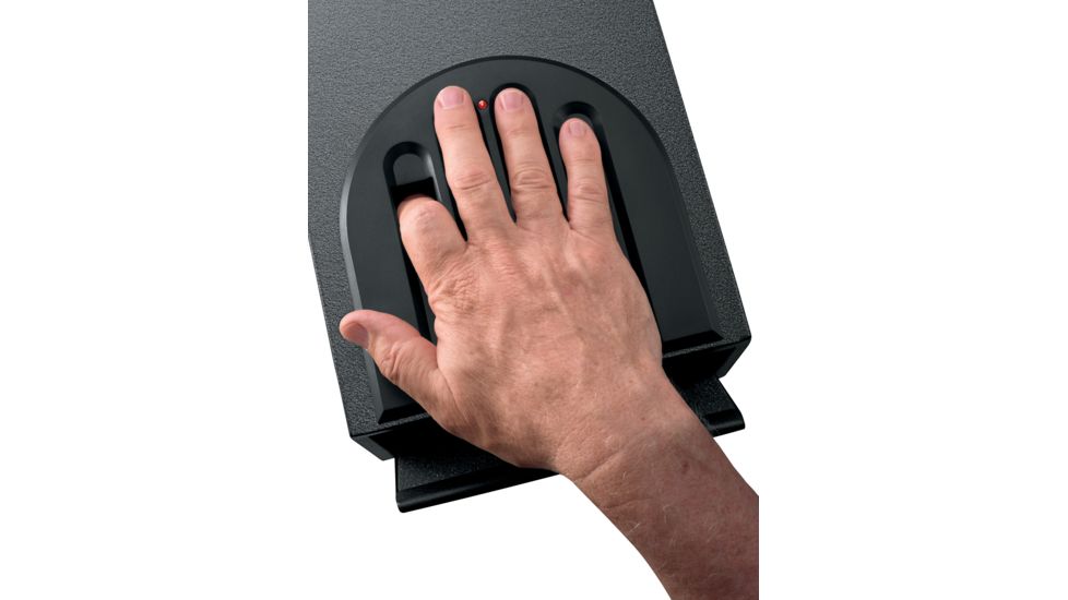 GunVault Bio MiniVault Biometric Pistol Safe, Fingerprint Recognition GVB1000 