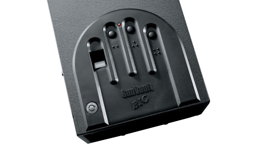 GunVault Bio MultiVault Biometric Pistol Safe w/ Fingerprint Recognition, 10.1x7.9x14in 