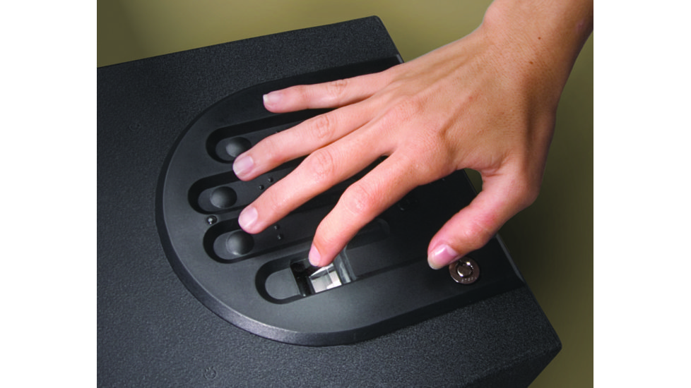 Gun Vault Fingerprint Safe locking mechanism