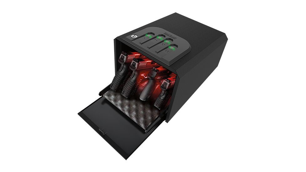 GunVault Gunvault Multi-Vault Handgun Safe, 4 Pcs, Black, 4 handgun GV2050-19