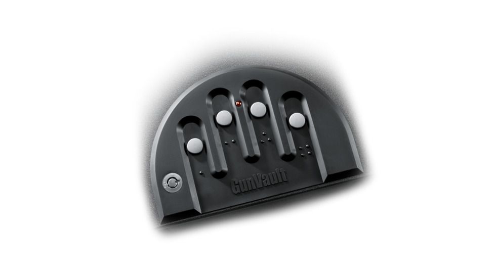 GunVault MiniVault Deluxe Handgun Safe, 8.1x4.9x12in with Motion Detector - GV1000C-DLX