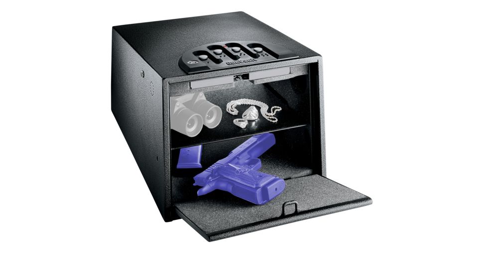 GunVault MultiVault Deluxe Handgun Safe, 10.1x7.9x14in w/ Motion Detector - GV2000C-DLX 