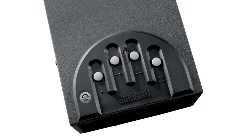 GunVault MultiVault Deluxe Handgun Safe, 10.1x7.9x14in w/ Motion Detector - GV2000C-DLX 