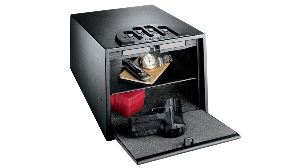 GunVault MultiVault Standard Handgun Safe, Waterproof with Keypad Entry, 10.1x7.9x14in -GV2000C-STD