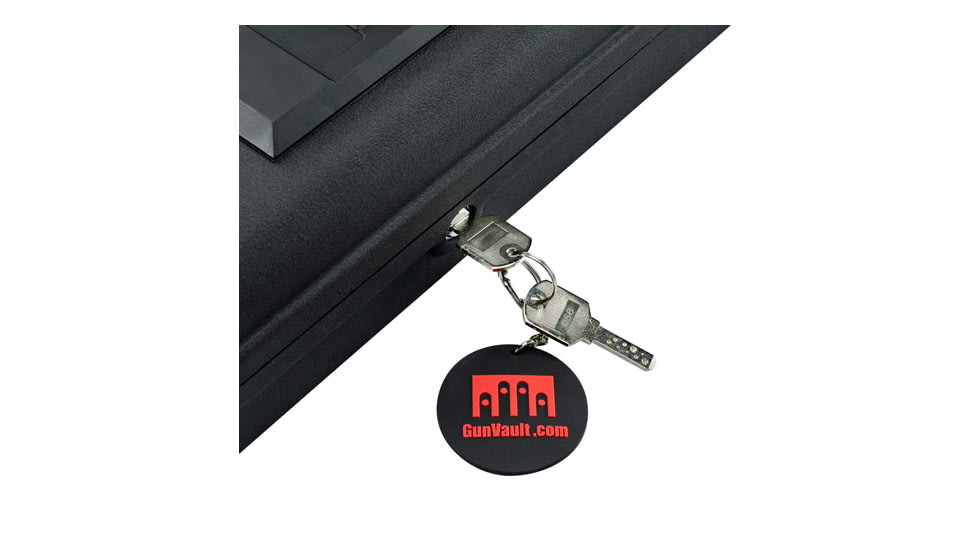 Gunvault MV105019 MicroVault XL Personal Safe, Illuminated Keypad, Manual Key, MV1050-19