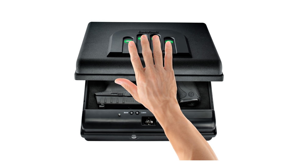 Gunvault MV105019 MicroVault XL Personal Safe, Illuminated Keypad, Manual Key, MV1050-19