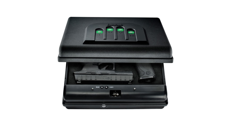Gunvault MV105019 MicroVault XL Personal Safe, Illuminated Keypad, Manual Key, MV1050-19