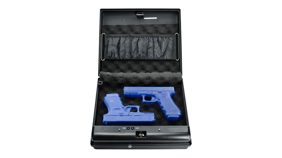 Gunvault MV105019 MicroVault XL Personal Safe, Illuminated Keypad, Manual Key, MV1050-19