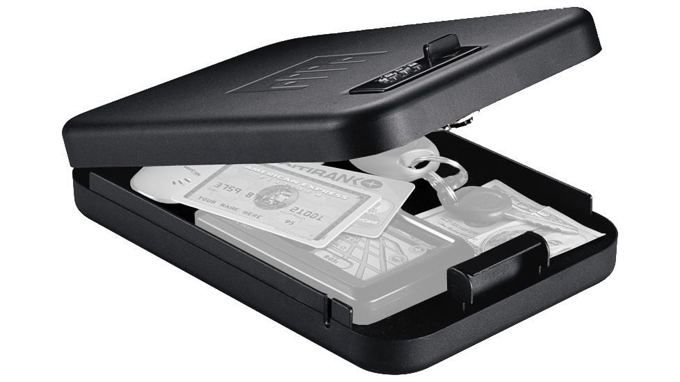Gunvault Nanovault Portable Firearm Safe w/ Combination Lock, 9.5x6.5x1.75in - NV300 