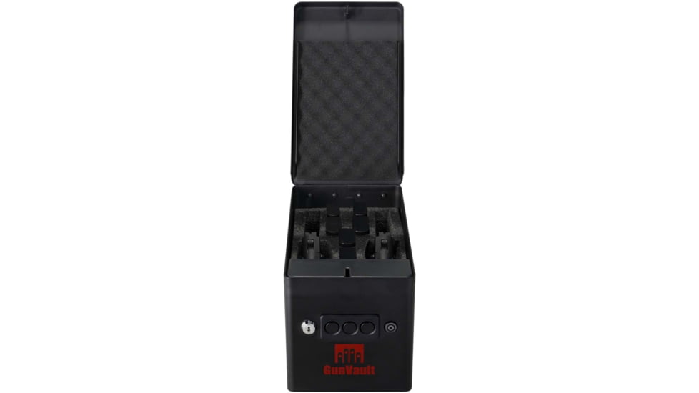 GunVault Range Box - 2 Pistols, Black, Small, GVRV100BK22