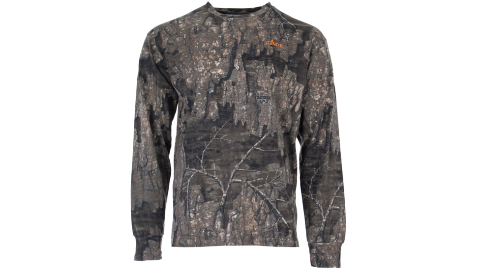 Habit Bear Cave Camo Long Sleeve Tee w/ Habit Logo - Mens, Realtree Timber, Extra Large, TS1230-0B8-XL