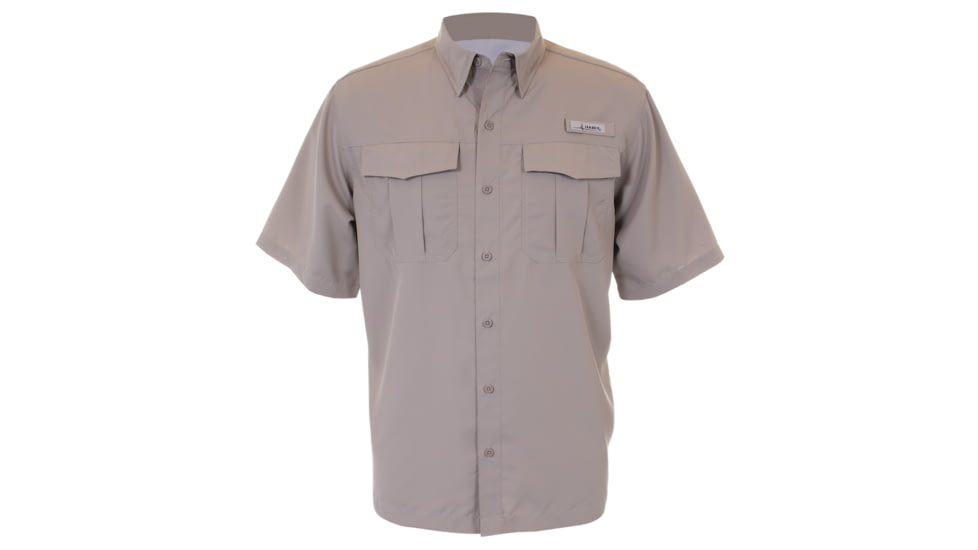 Habit Belcoast River Guide Short Sleeve Fishing Shirt - Mens, Atmosphere, 2XL, TS1347-697-2X