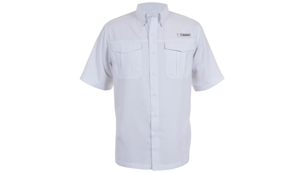 Habit Belcoast River Guide Short Sleeve Fishing Shirt - Mens, Bright White, Extra Large, TS1347-149-XL