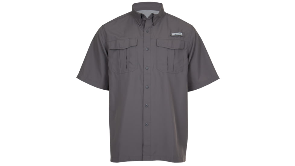 Habit Belcoast River Guide Short Sleeve Fishing Shirt - Mens, Castlerock, 4XL, TS1347-089-4X
