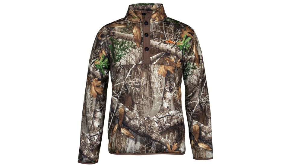 Habit Boar Ridge Fleece Pullover - Mens, Realtree Edge/Cub, Large, FJ1333-0A4-L