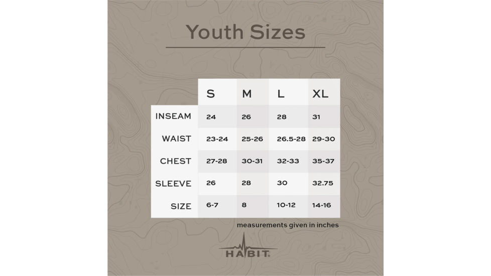 Habit Cedar Branch Insulated Bibs - Youth, Realtree APX / Turkish Coffee, Large, WB10007-R-8-6-YL-3Q6