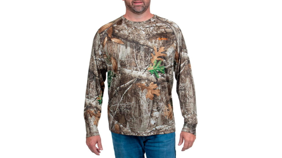 Habit Men's Siesta Cape Long Sleeve Perf Tee - Men's, Medium, Realtree Edge, 1409638