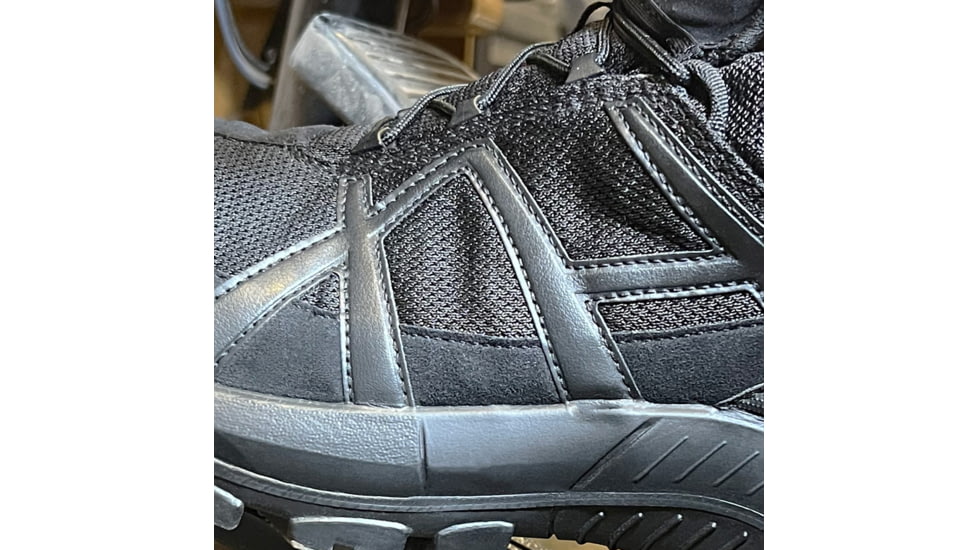 HAIX 42.1 Low Black Eagle Safety Boot, 8.5US, Wide, Black, 8.5, 610013W-8.5