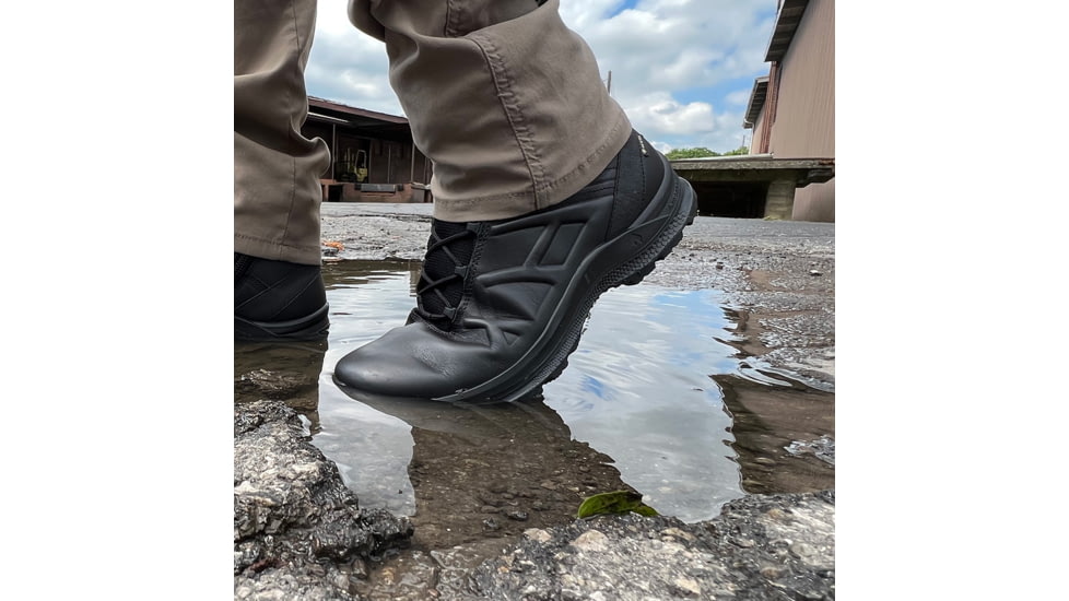 HAIX Eagle Tactical 2.0 GTX Mid Side Zip Boots - Mens, Black, 8.5 US, Wide, 340043W-8.5