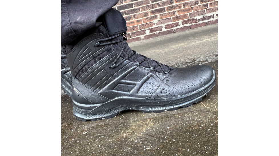HAIX Eagle Tactical 2.0 GTX Mid Side Zip Boots - Mens, Black, 8.5 US, Wide, 340043W-8.5