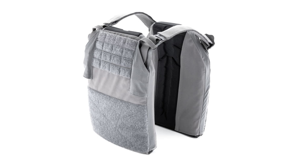 Haley Strategic Partners Thorax, Plate Bags, Large, Compatible with all HSP Chest Rigs and Placards, Accommodates .75" to 1.125" Thick Plates, Gray TPC-1-LG-GRY