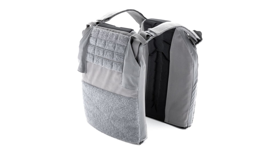 Haley Strategic Partners Thorax, Plate Bags, Medium, Compatible with all HSP Chest Rigs and Placards, Accommodates .75" to 1.125" Thick Plates, Gray TPC-1-MD-GRY
