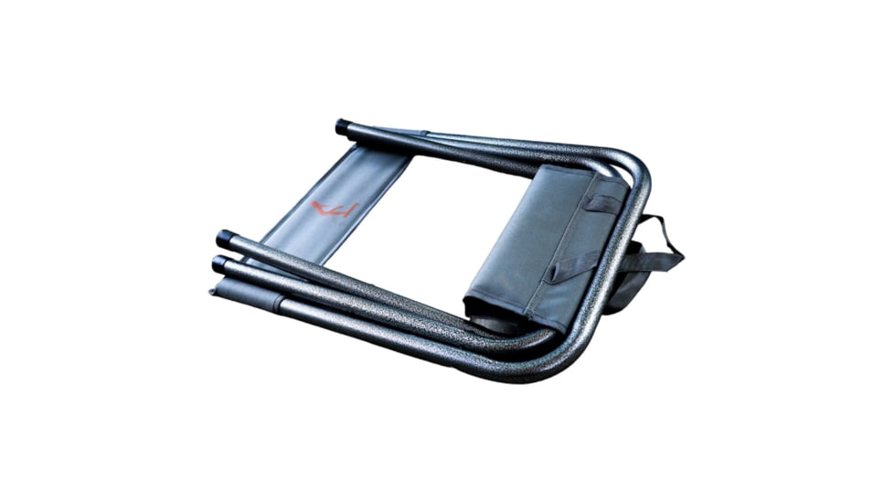 HALF RACK HR1458 Karrylite Stool Extra Large, Dark Grey, Black, Orange, Extra Large, HR1458