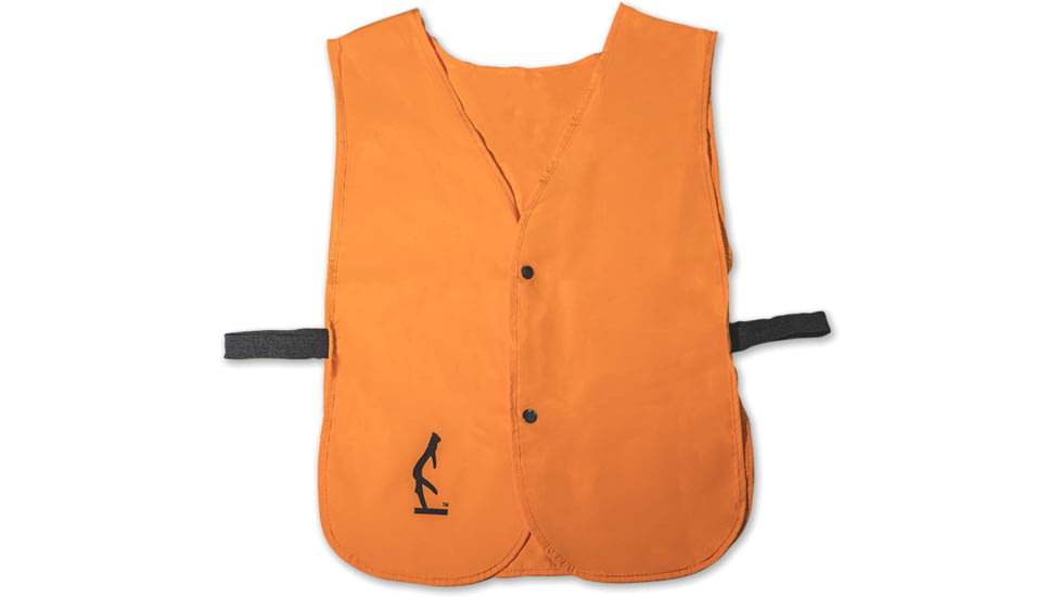 HALF RACK Premium Hunter Orange Safety Vest, Orange, Medium, HR1500