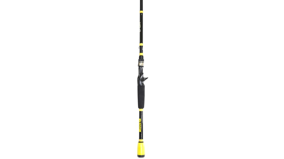 Halo Halo Rave Cast Rod, Eva Handle, Pac Bay Reel Seat, Micro Guides, Moderate, Medium, Yellow/Black, 70, HFRS70MC
