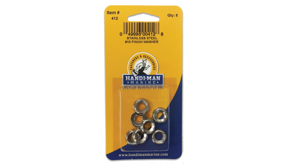 Handi-Man Marine Steel Finish Washer 10 Stainless 71177