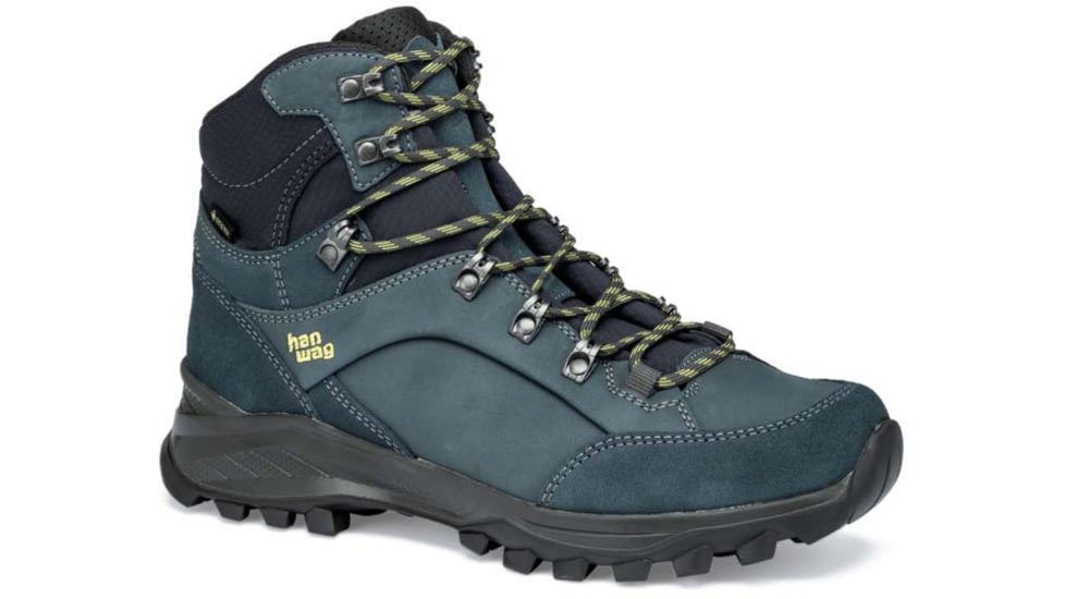 Hanwag Banks GTX Hiking Boot - Mens, Steel/Sulphur, 7,5, H203000-150666-7,5